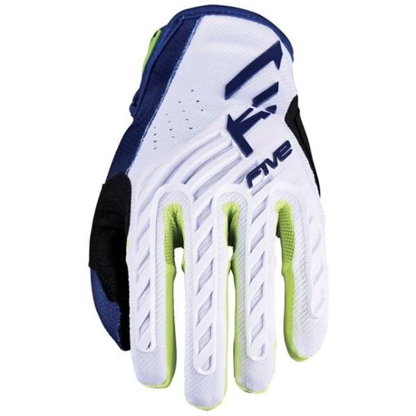 Cross Handschuhe Five Mxf3 Evo Kind Navy white fluo Yellow