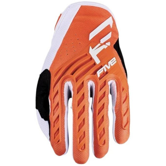 Cross Handschuhe Five Mxf3 Evo Kind Orange white Cross Handschuhe Five Mxf3 Evo Kind Orange white