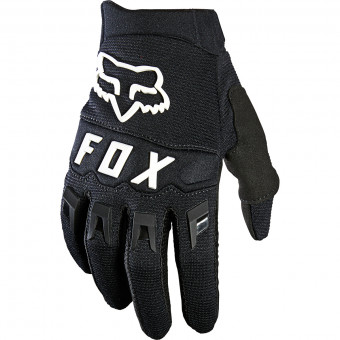 Cross Handschuhe FOX Dirtpaw Glove Black White Kid