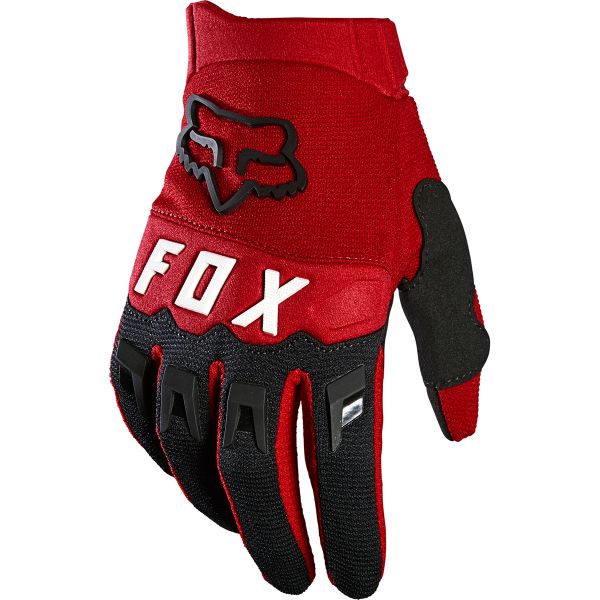 Cross Handschuhe FOX Dirtpaw Glove Flame Red Kid
