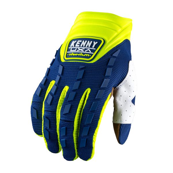 Cross Handschuhe Kenny Titanium Navy Neon Yellow Gloves