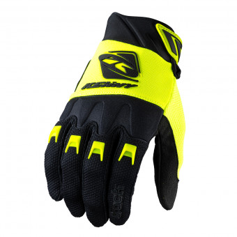 Cross Handschuhe Kenny Track Black Neon Yellow Kid Gloves