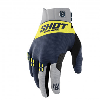 Cross Handschuhe SHOT Aerolite Husqvarna Glove Dark Grey