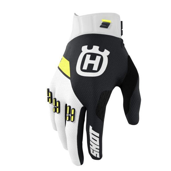 Cross Handschuhe SHOT Aerolite Husqvarna Limited Edition 2022 Black Gloves