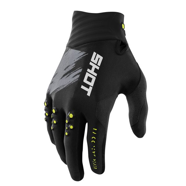 Cross Handschuhe SHOT Contact Draw Glove Neon Yellow
