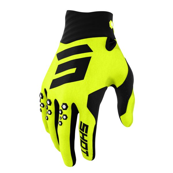 Cross Handschuhe SHOT Contact Neon Yellow Gloves