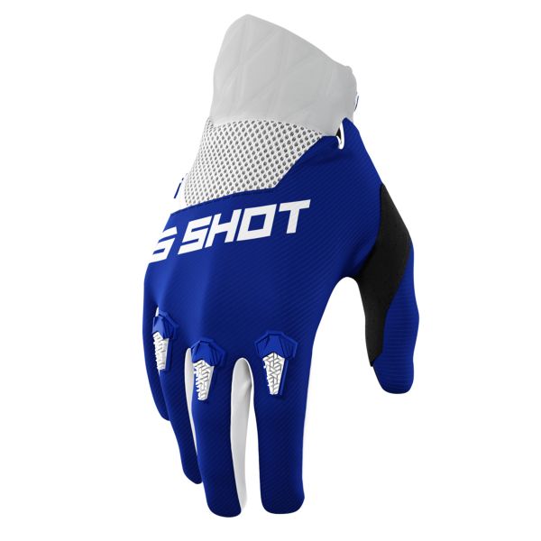 Cross Handschuhe SHOT Devo Blue Gloves Kid
