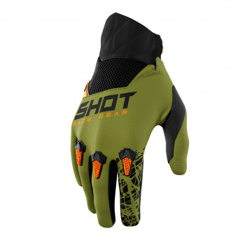Cross Handschuhe SHOT Devo Storm Glove Kaki