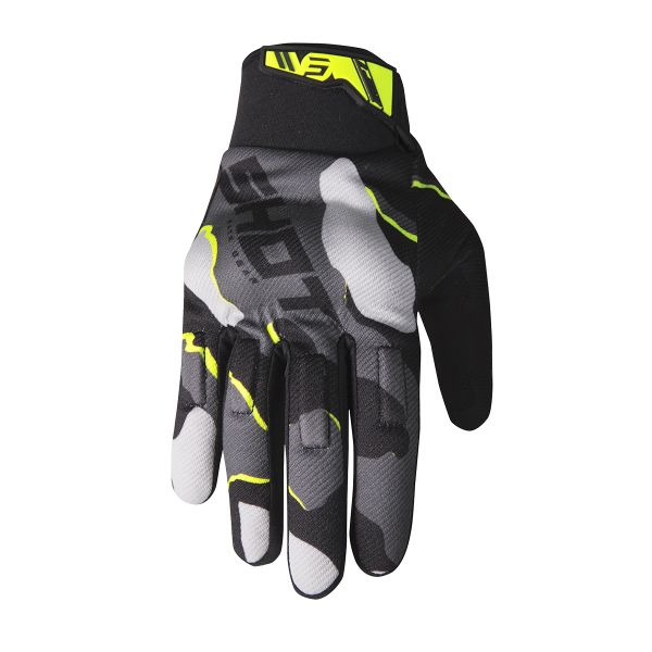 Cross Handschuhe SHOT Drift Camo Neon Yellow