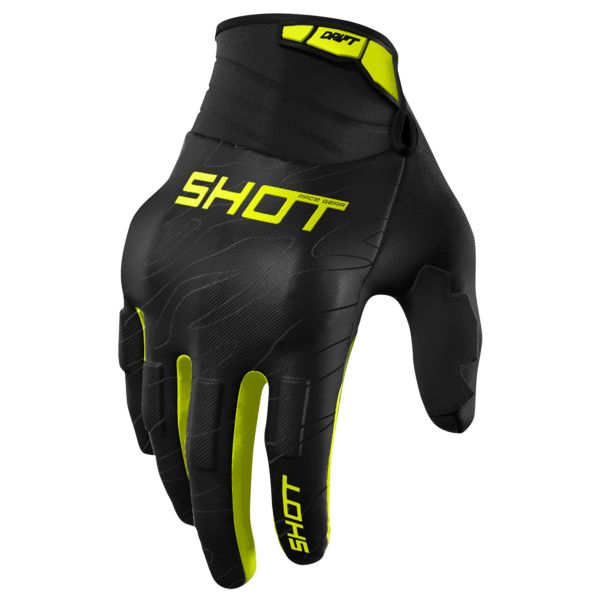 Cross Handschuhe SHOT Drift Onyx Neon Yellow