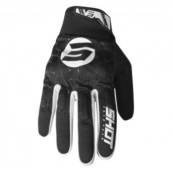 Cross Handschuhe SHOT Drift Spider Black White