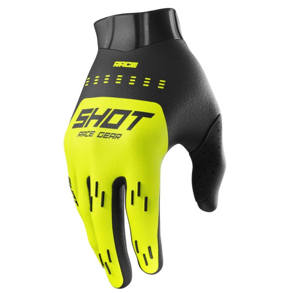 Cross Handschuhe SHOT Race Kid Evo Neon Yellow