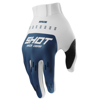 Cross Handschuhe SHOT Race Kid Evo Petrol Blue