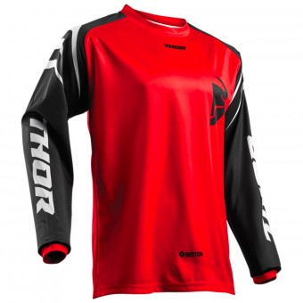 Cross Trikot Thor Sector Zones Red Kid