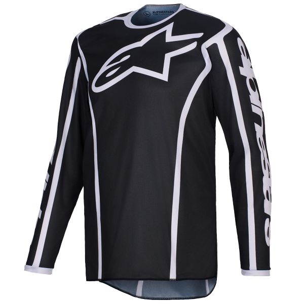 Cross Trikot Alpinestars Fluid Apex Jersey Black Gray
