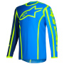 Cross Trikot Alpinestars Fluid Apex Jersey Blue Yellow Fluo