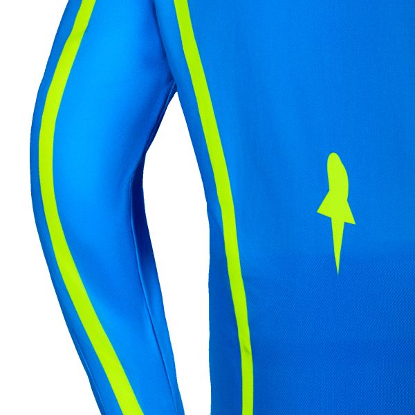 Alpinestars Fluid Apex Jersey Blue Yellow Fluo