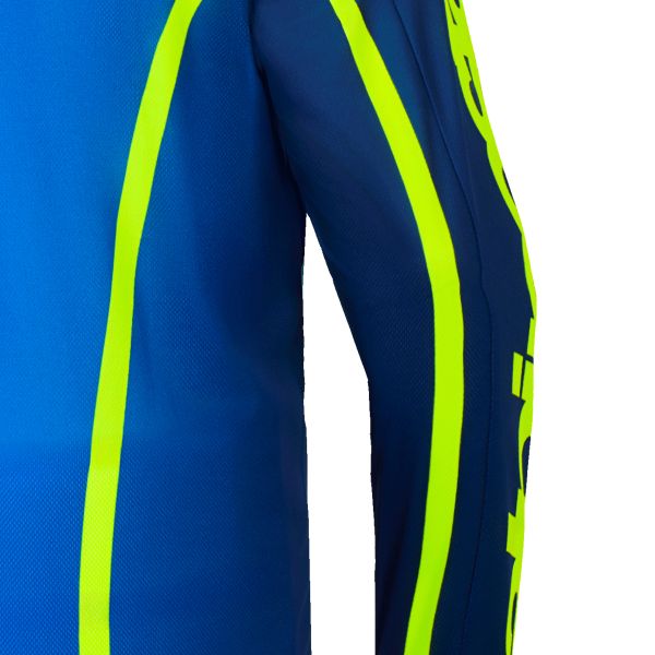 Alpinestars Fluid Apex Jersey Blue Yellow Fluo