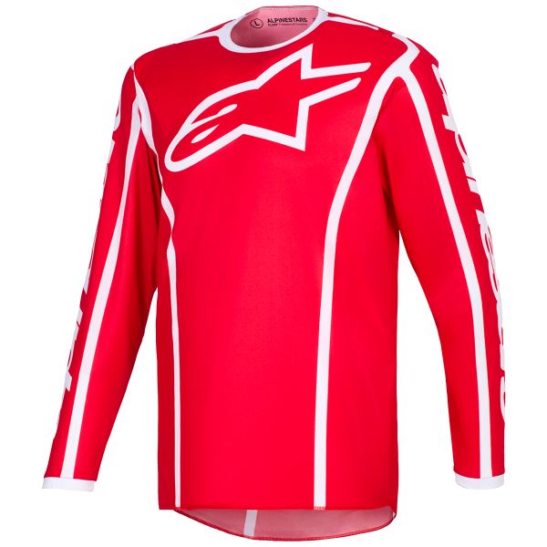 Cross Trikot Alpinestars Fluid Apex Jersey Red White