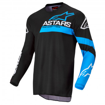 Cross Trikot Alpinestars Fluid Chaser Black Blue Neon