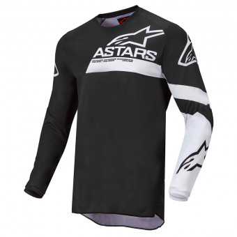Cross Trikot Alpinestars Fluid Chaser Black White Cross Trikot Alpinestars Fluid Chaser Black White