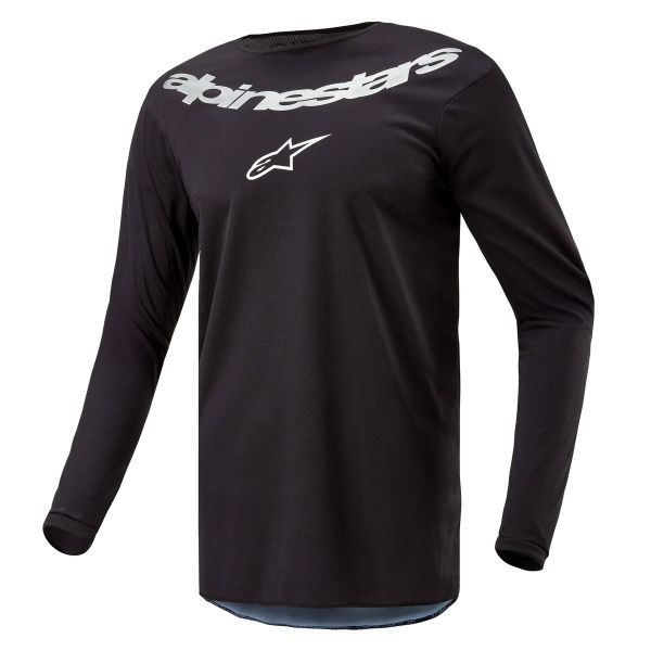 Cross Trikot Alpinestars Fluid Graphite Black Silver Cross Trikot Alpinestars Fluid Graphite Black Silver