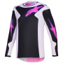 Cross Trikot Alpinestars Fluid Grid Jersey Black Light Gray Purple