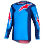 Cross Trikot Alpinestars Fluid Grid Jersey Blue Red