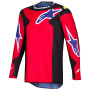 Cross Trikot Alpinestars Fluid Grid Jersey Red Black Purple