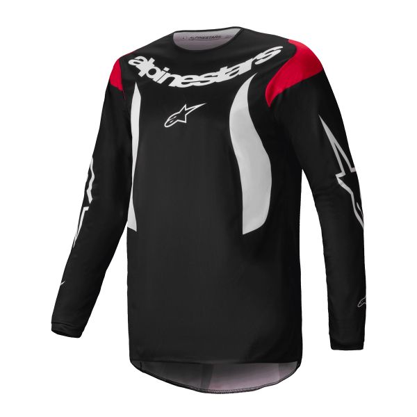 Cross Trikot Alpinestars Fluid Haul Black White