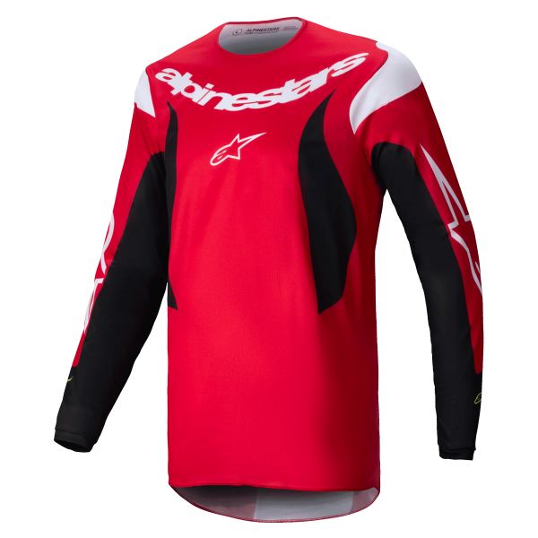 Cross Trikot Alpinestars Fluid Haul Bright Red Black