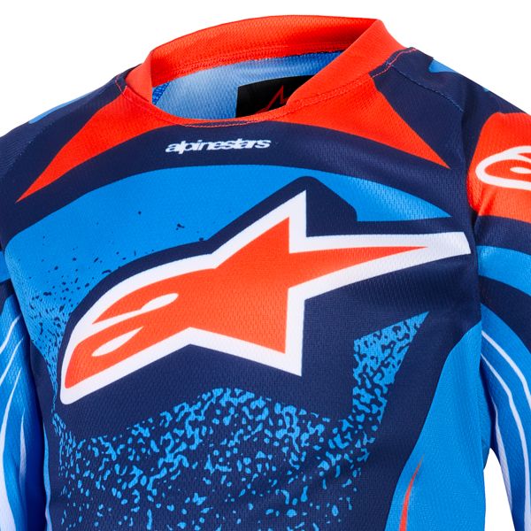 Alpinestars Kids Racer Nomur Jersey Dark Navy Orange Ucla Blue