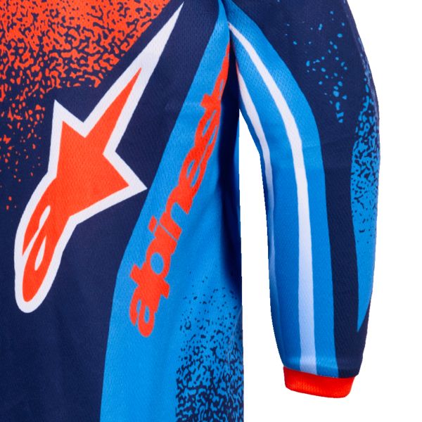 Alpinestars Kids Racer Nomur Jersey Dark Navy Orange Ucla Blue