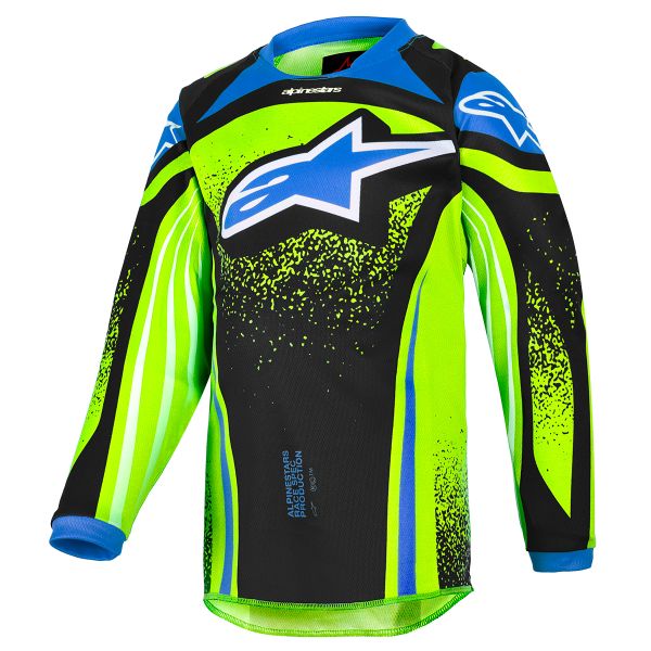 Cross Trikot Alpinestars Kids Racer Nomur Jersey Dk Navy Yllw FL Ucla Blue