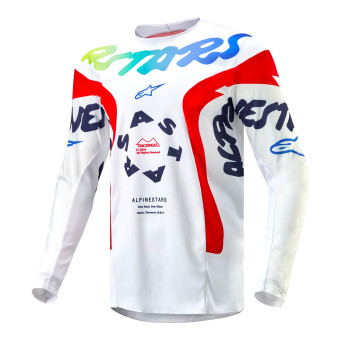 Cross Trikot Alpinestars Racer Hana White Multicolor