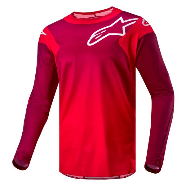 Cross Trikot Alpinestars Racer Hoen Mars Red Burgundy