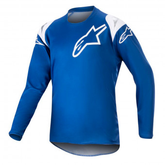 Cross Trikot Alpinestars Racer Narin Blue Ray White Kid