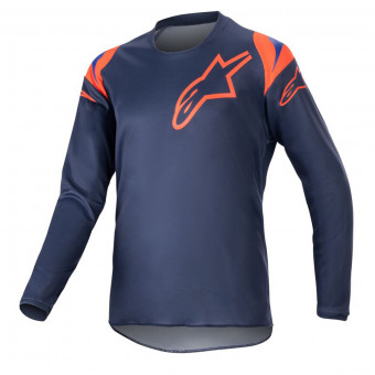 Cross Trikot Alpinestars Racer Narin Night Navy Hot Orange Kid