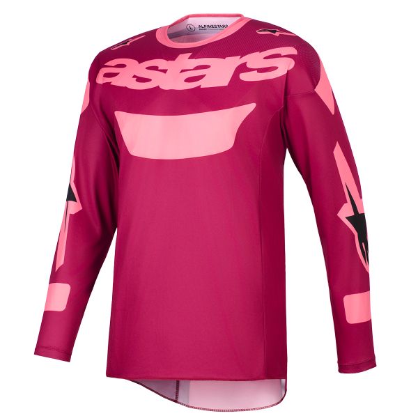 Cross Trikot Alpinestars Racer Riway Jersey Dark Red Coral