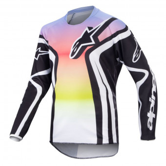 Cross Trikot Alpinestars Racer Semi Black Multicolor Kid