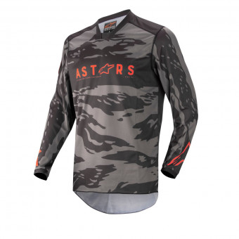 Cross Trikot Alpinestars Racer Tactical Camo Red Fluo Kid Cross Trikot Alpinestars Racer Tactical Camo Red Fluo Kid