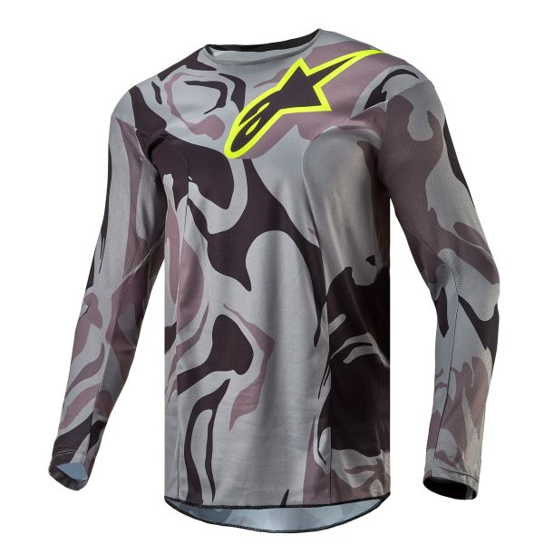 Cross Trikot Alpinestars Racer Tactical Cast Grey Camo Magnet