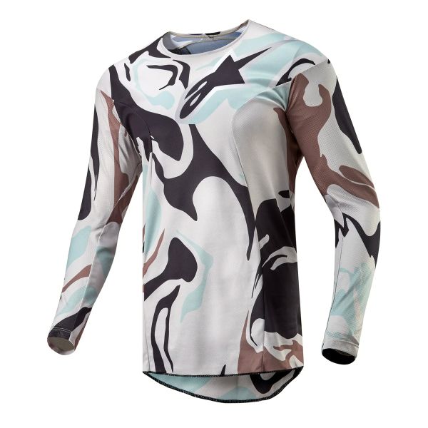 Cross Trikot Alpinestars Racer Tactical Iron Camo Dust Grey