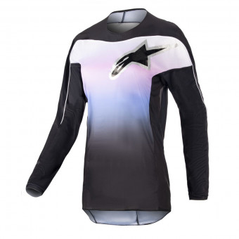 Cross Trikot Alpinestars Stella Fluid Black Frozen Purple