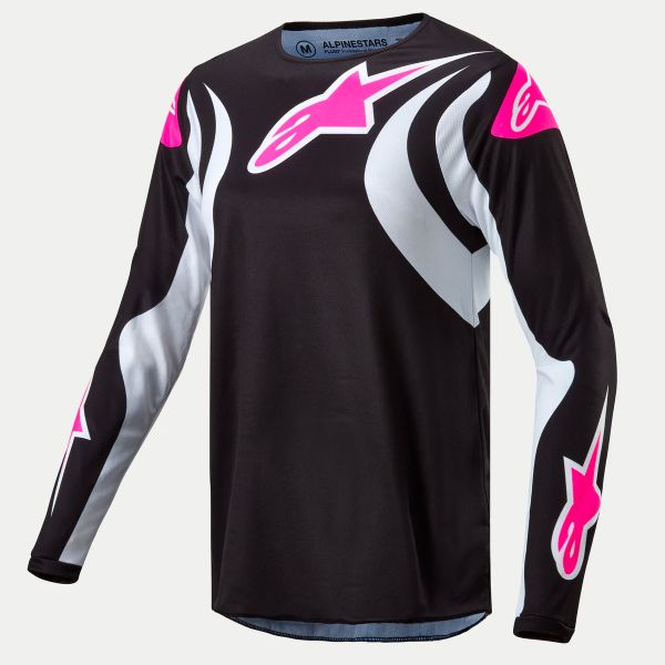 Cross Trikot Alpinestars Stella Fluid Black White