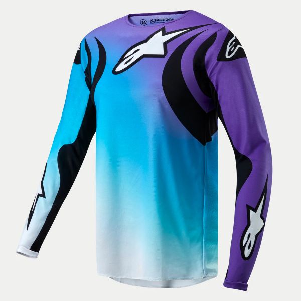 Cross Trikot Alpinestars Stella Fluid White Turquoise