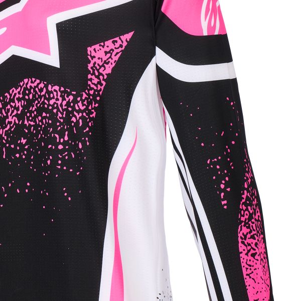 Alpinestars Stella Techstar Nomur Jersey Black White Fuchsia