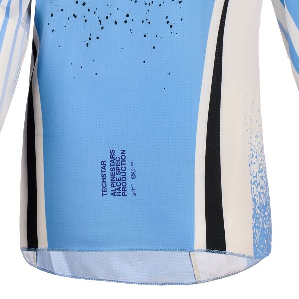 Alpinestars Stella Techstar Nomur Jersey Light Blue Off White Black