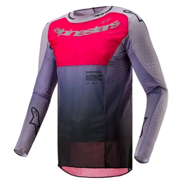 Cross Trikot Alpinestars Supertech Dade Iron Red Berry