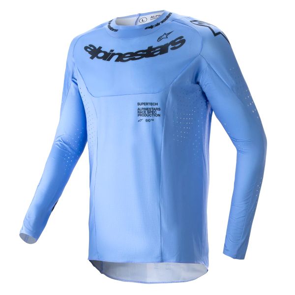 Cross Trikot Alpinestars Supertech Dade Light Blue